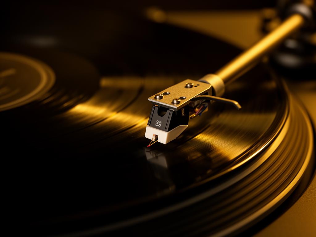 VinylVault premium turntable setup showcasing audiophile-grade vinyl playback