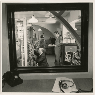The BBC Radiophonic Workshop studio where Daphne Oram pioneered electronic sound