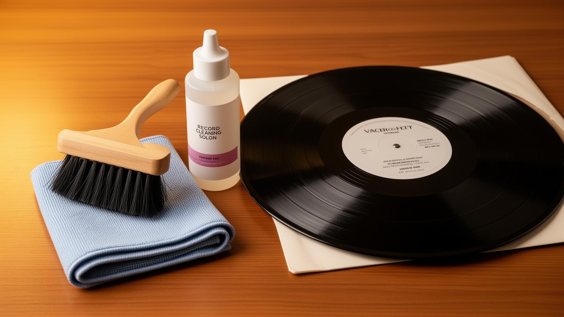 Cleaning and storing vinyl records