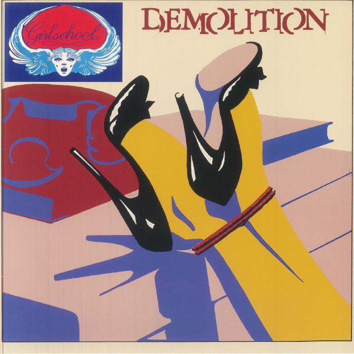 GIRLSCHOOL - Demolition (reissue) vinyl sleeve