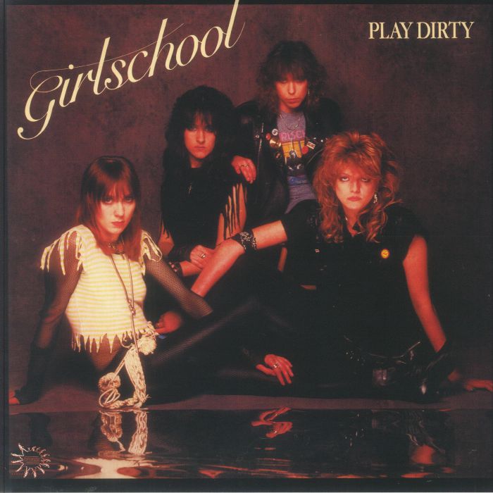 GIRLSCHOOL - Play Dirty (reissue) vinyl sleeve