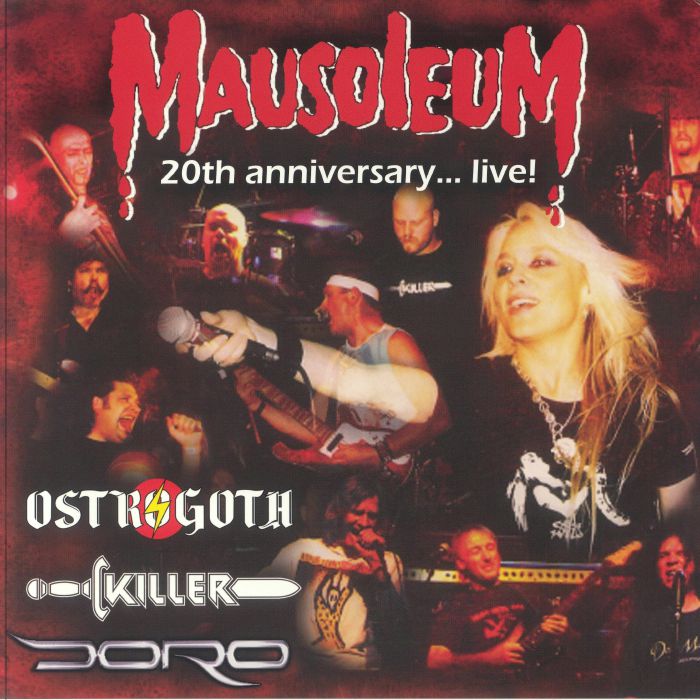 OSTROGOTH/KILLER/DORO - Mausoleum: 20th Anniversary Live (reissue) vinyl sleeve