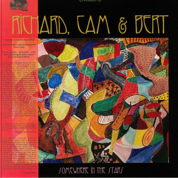 RICHARD CAM & BERT - Somewhere In The Stars (Record Store Day RSD 2024) vinyl sleeve