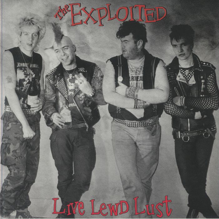 EXPLOITED, The - Live Lewd Lust (reissue) vinyl sleeve