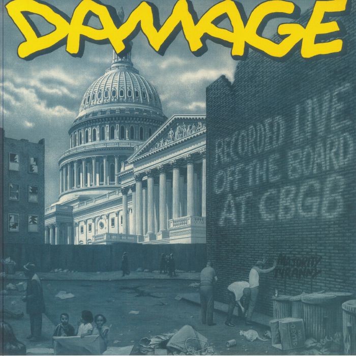 DAMAGE - Recorded Live Off The Board At CBGB (remastered) (Record Store Day RSD 2024) vinyl sleeve