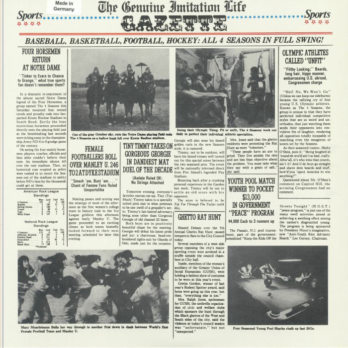 FRANKIE VALLI & THE FOUR SEASONS - The Genuine Imitation Life Gazette (Record Store Day RSD 2024) vinyl sleeve