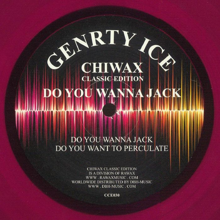 GENTRY ICE/ADONIS - Do You Wanna Jack vinyl sleeve