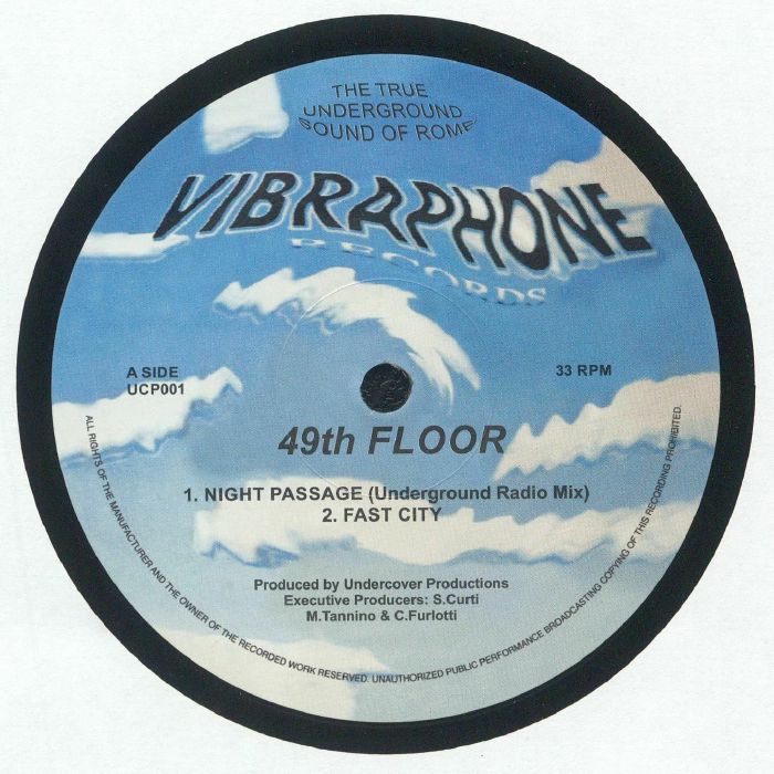 49TH FLOOR - Night Passage vinyl sleeve