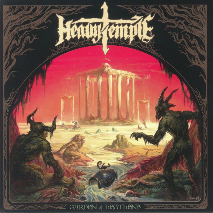 HEAVY TEMPLE - Garden Of Heathens vinyl sleeve