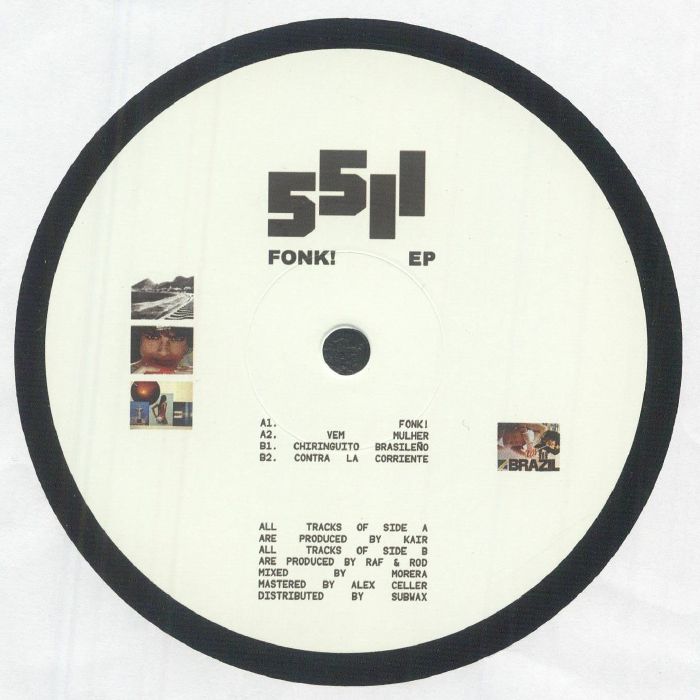 KAIR/RAF & ROD - Fonk! EP vinyl sleeve