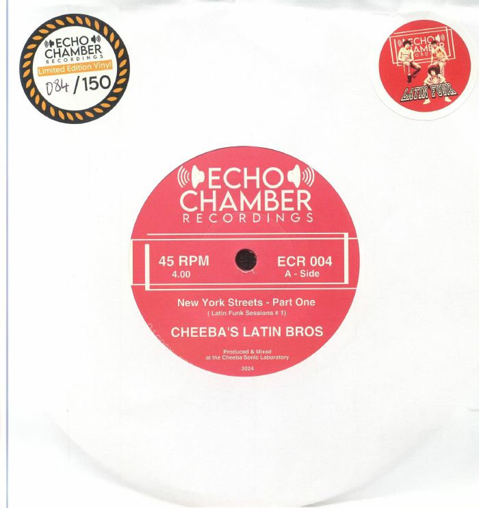 CHEEBA'S LATIN BROS - New York Streets vinyl sleeve