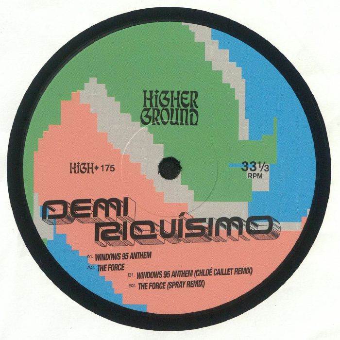 RIQUISIMO, Demi - Windows 95 Anthem vinyl sleeve
