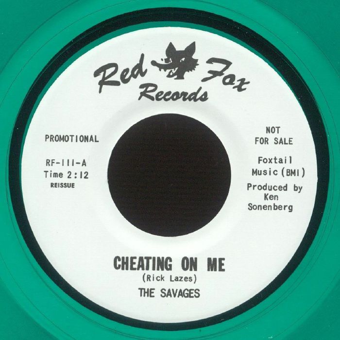 SAVAGES, The - Cheating On Me vinyl sleeve
