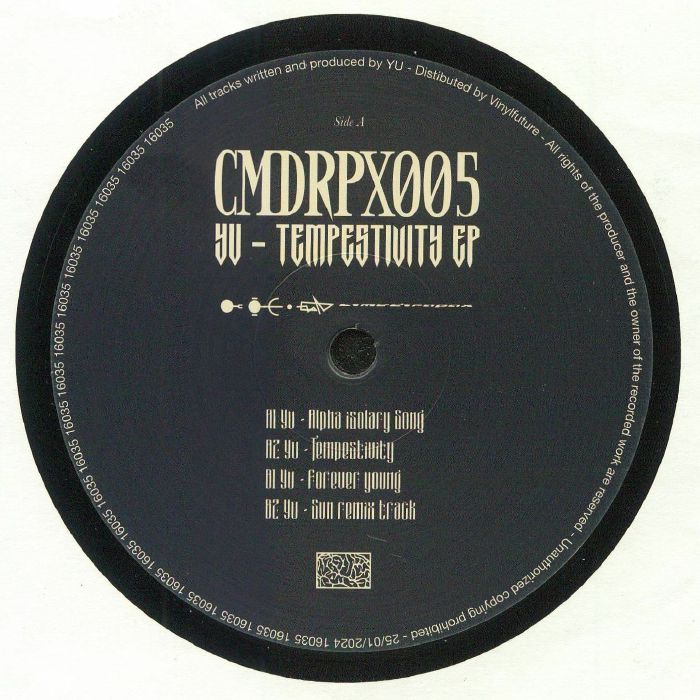 YU - Tempestivity EP vinyl sleeve