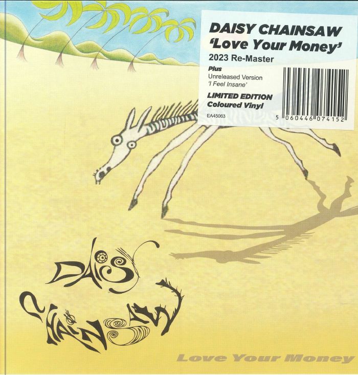 DAISY CHAINSAW - Love Your Money (remastered) vinyl sleeve