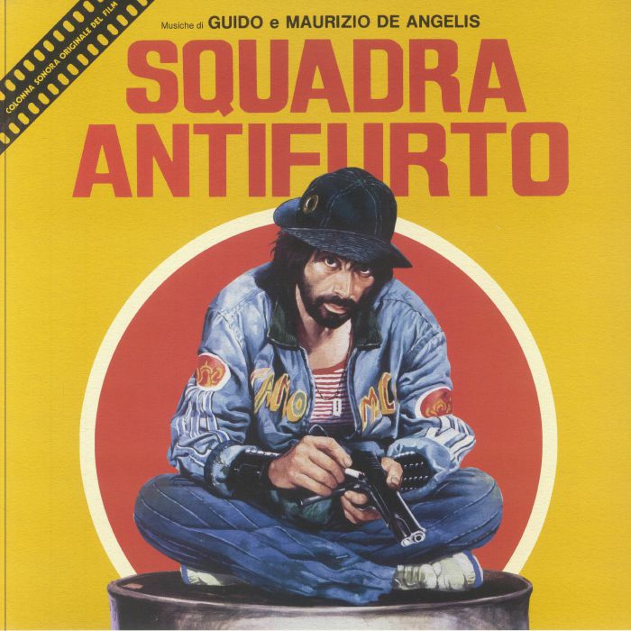 GUIDO & MAURIZIO DE ANGELIS - Squadra Antifurto (Soundtrack) (reissue) vinyl sleeve