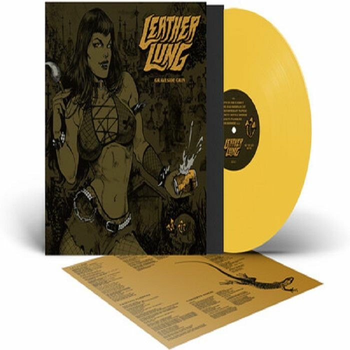 LEATHER LUNG - Graveside Grin vinyl sleeve