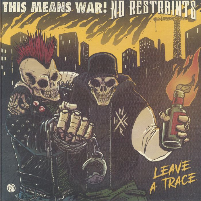 THIS MEANS WAR/NO RESTRAINTS - Leave A Trace vinyl sleeve