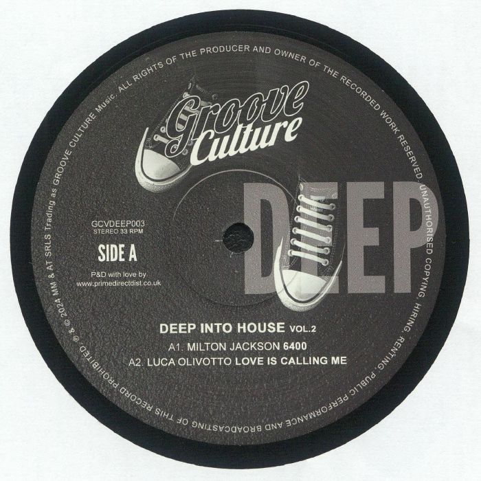 JACKSON, Milton/LUCA OLIVOTTO/SEBB JUNIOR/FOLKNESS - Deep Into House Vol 2 vinyl sleeve