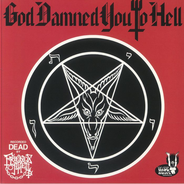FRIENDS OF HELL - God Damned You To Hell vinyl sleeve