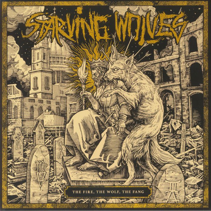 STARVING WOLVES - The Fire The Wolf The Fang vinyl sleeve