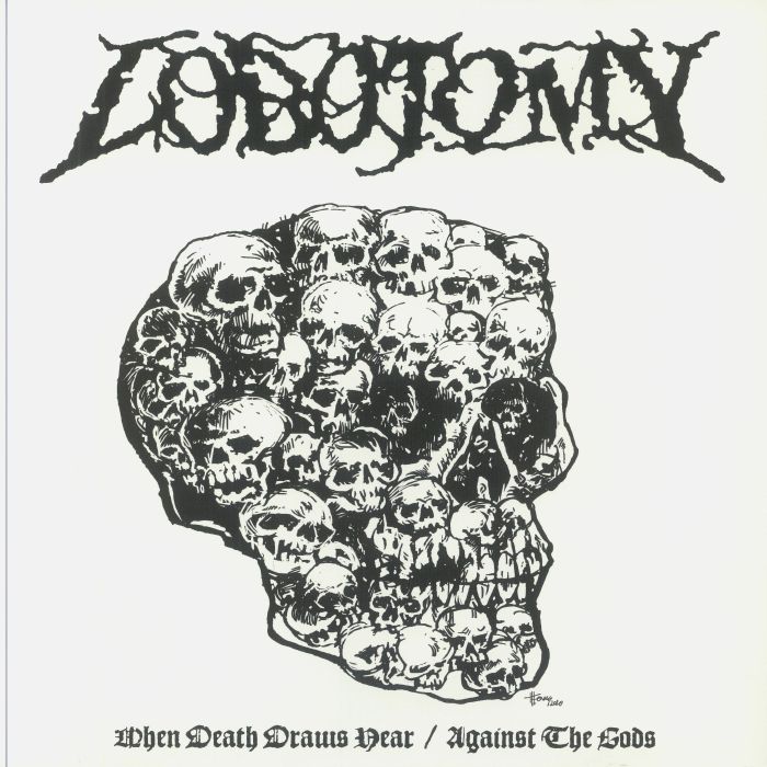LOBOTOMY - When Death Draws Near/Against The Gods vinyl sleeve