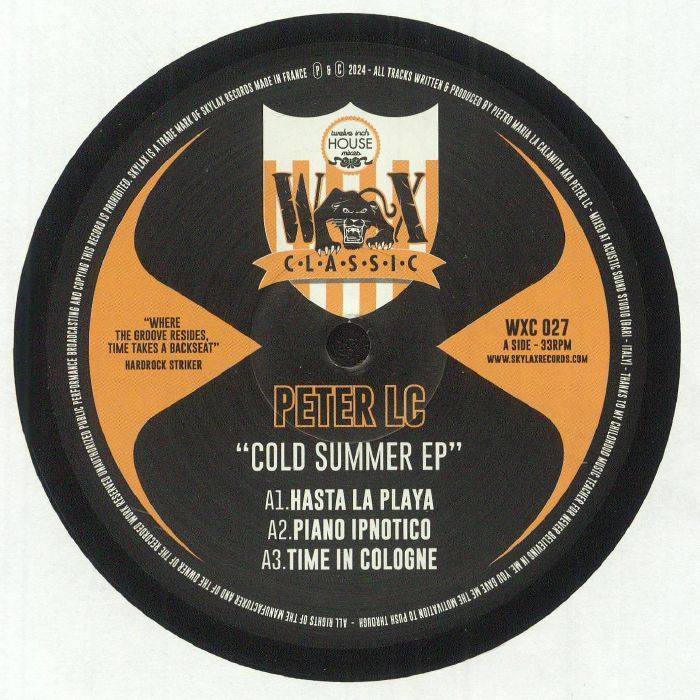 PETER LC - Cold Summer EP vinyl sleeve
