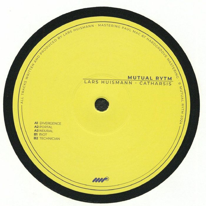 HUISMANN, Lars, Catharsis EP vinyl sleeve