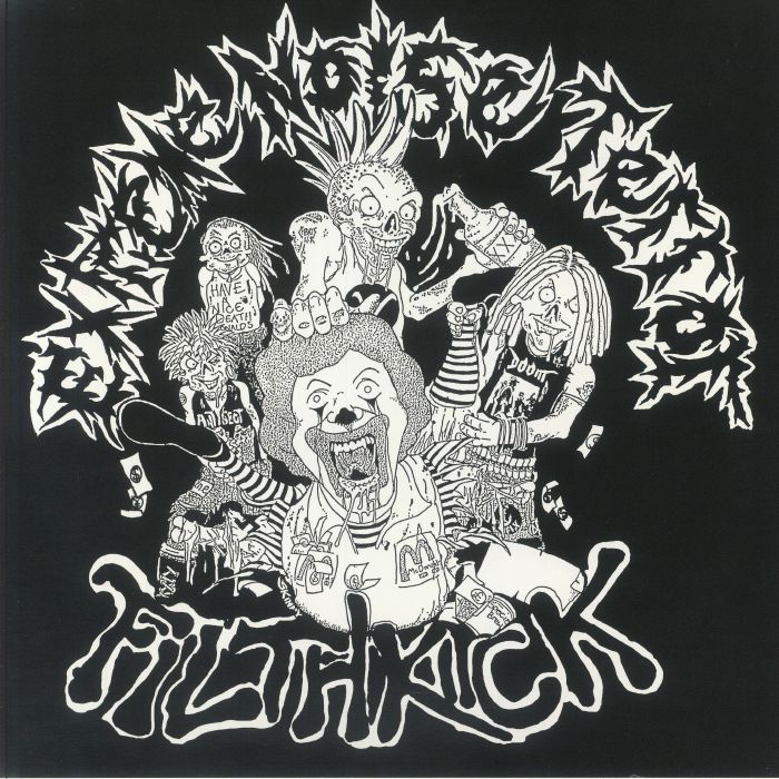 EXTREME NOISE TERROR/FILTKICK - In It For Life (reissue) vinyl sleeve