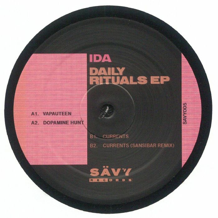 IDA - Daily Rituals EP vinyl sleeve