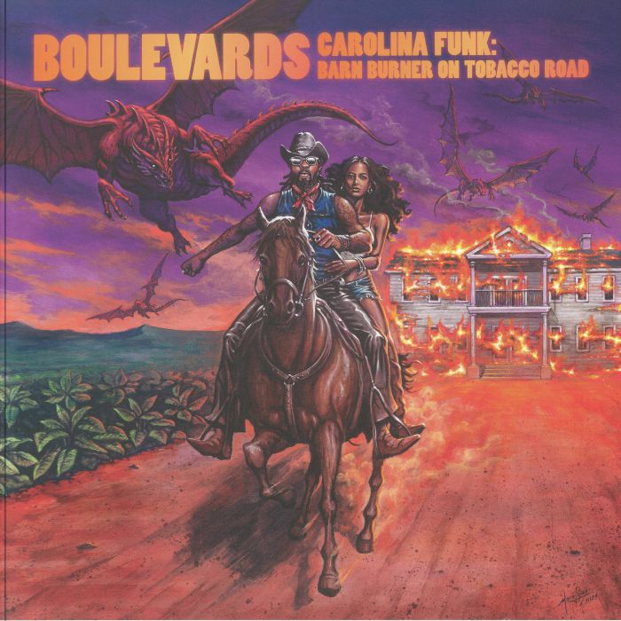 BOULEVARDS - Carolina Funk: Barn Burner On Tobacco Road vinyl sleeve