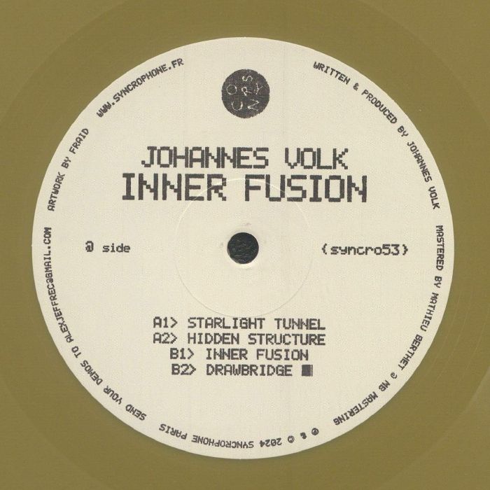 VOLK, Johannes - Inner Fusion vinyl sleeve