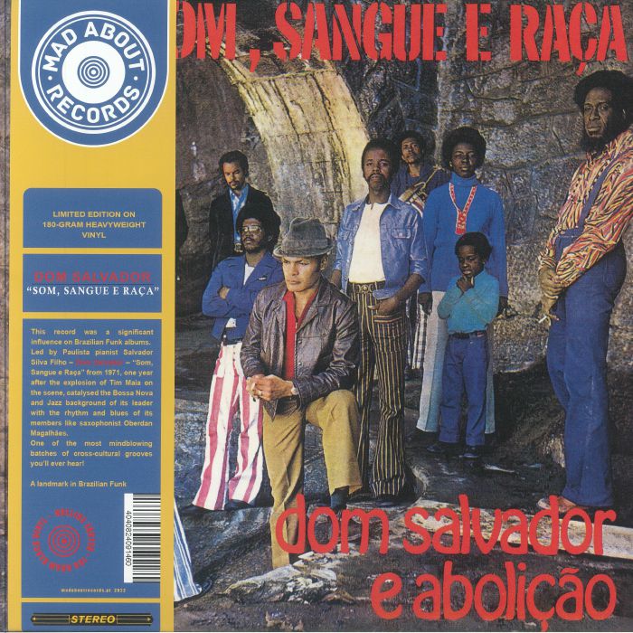 DOM SALVADOR E ABOLICAO - Som Sangue E Raca (reissue) vinyl sleeve