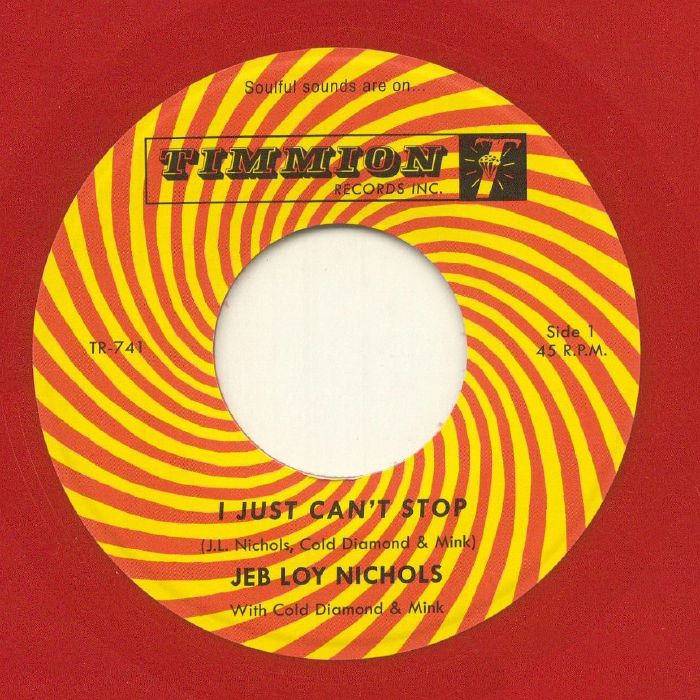 NICHOLS, Jeb Loy - I Just Can't Stop vinyl sleeve