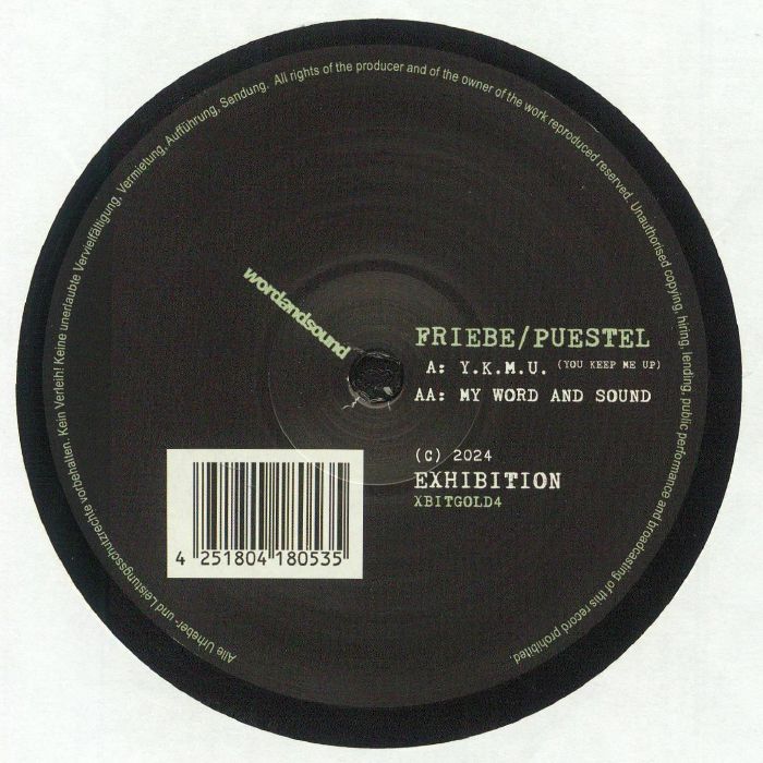 FRIEBE, Rico/RICO PUESTEL - YKMU vinyl sleeve