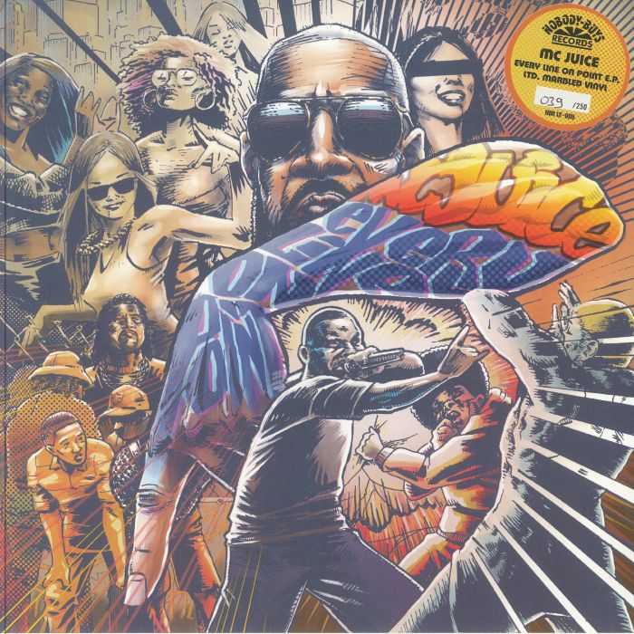 MC JUICE - Every Line On Point EP vinyl sleeve