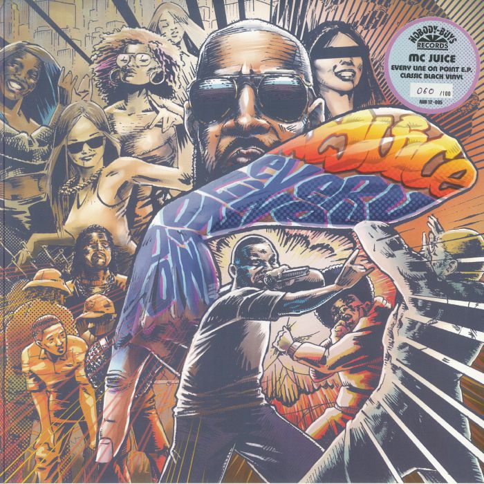 MC JUICE - Every Line On Point EP vinyl sleeve