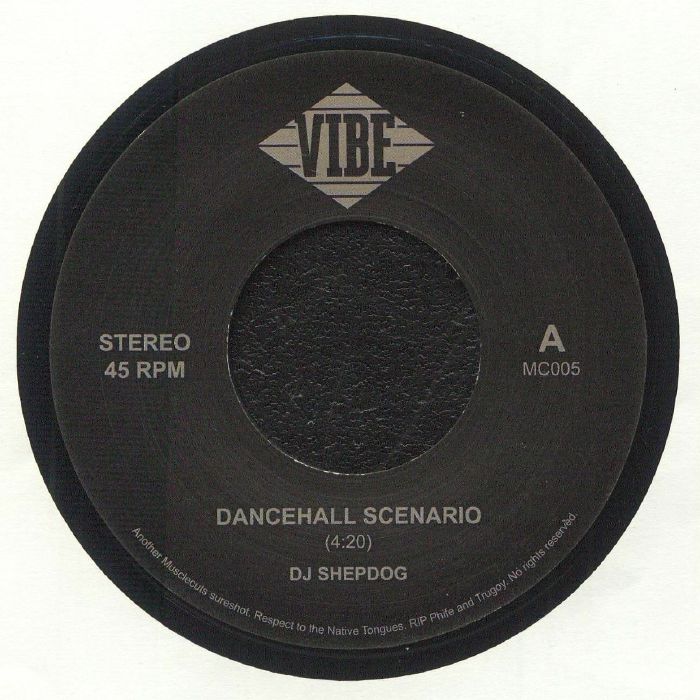 DJ SHEPDOG - Dancehall Scenario vinyl sleeve