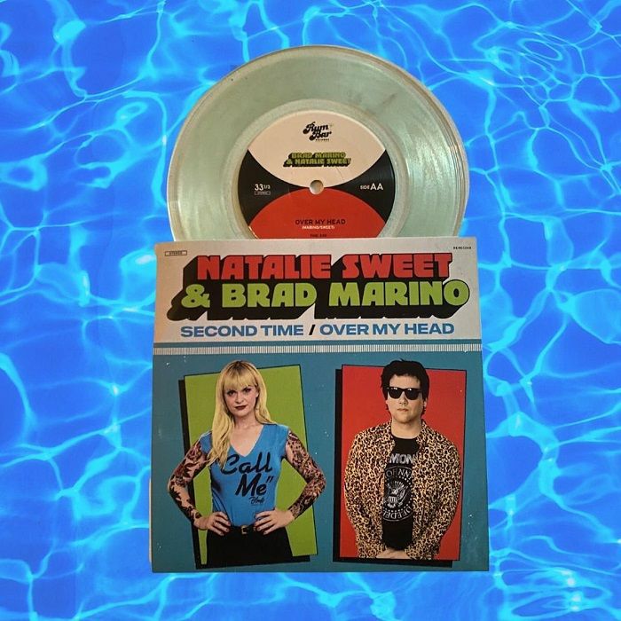 SWEET, Natalie/BRAD MARINO - Second Time vinyl sleeve
