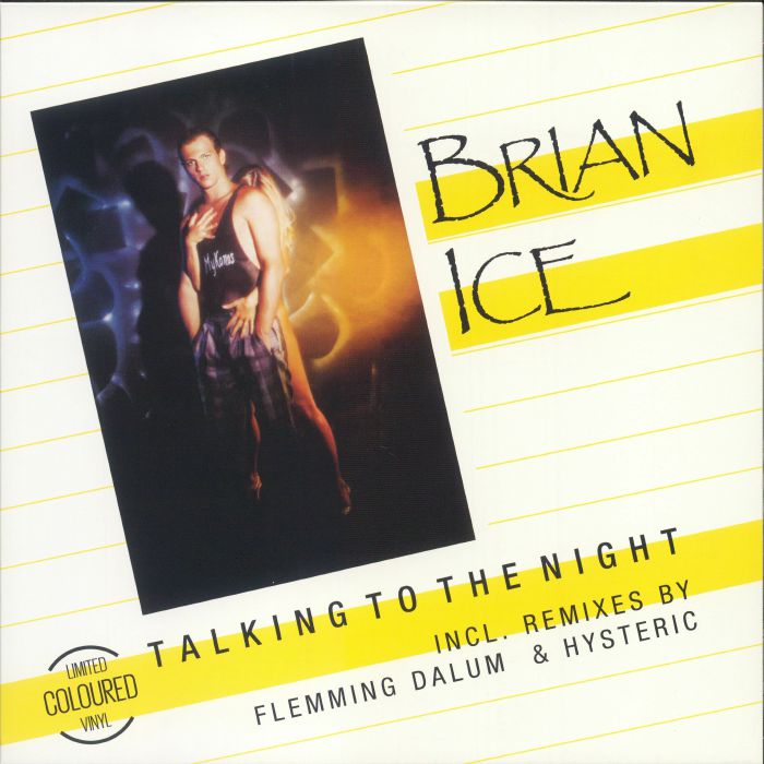 BRIAN ICE - Talking To The Night vinyl sleeve