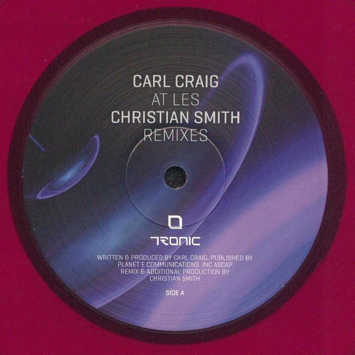 CRAIG, Carl - At Les (remixes) vinyl sleeve