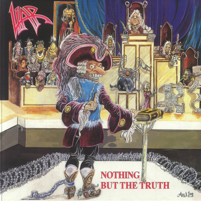 LIAR - Nothing But The Truth (remastered) vinyl sleeve