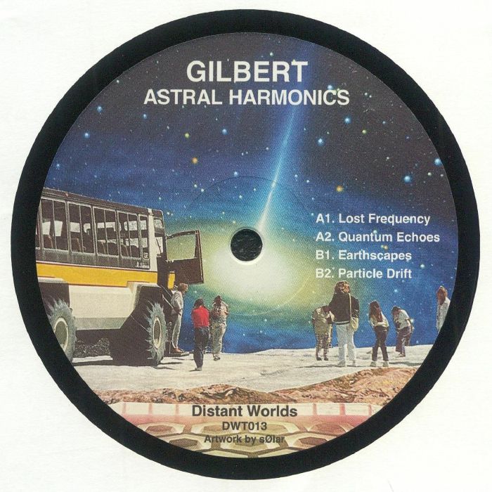 GILBERT - Astral Harmonics vinyl sleeve