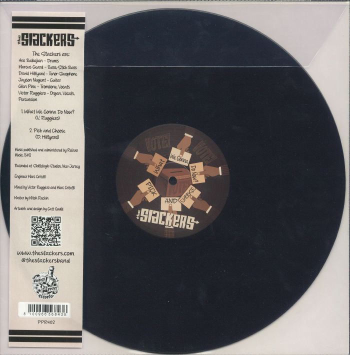 SLACKERS, The - What We Gonna Do Now? vinyl sleeve