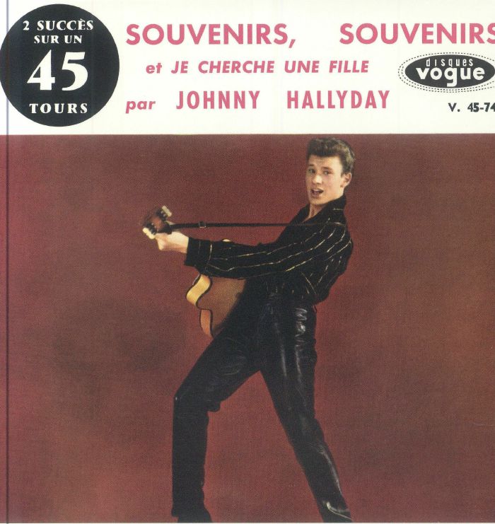 HALLYDAY, Johnny - Souvenirs Souvenirs vinyl sleeve