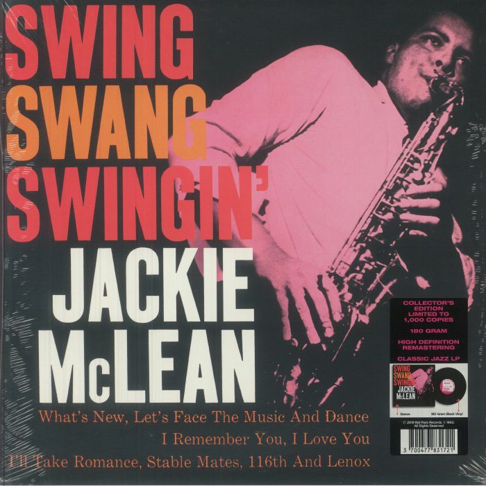Jackie McLEAN - Swing Swang Swingin' (remastered) vinyl sleeve