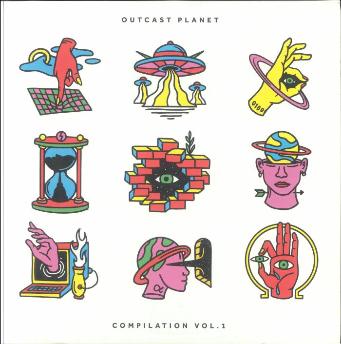 VARIOUS - Outcast Planet Compilation Vol 1 vinyl sleeve
