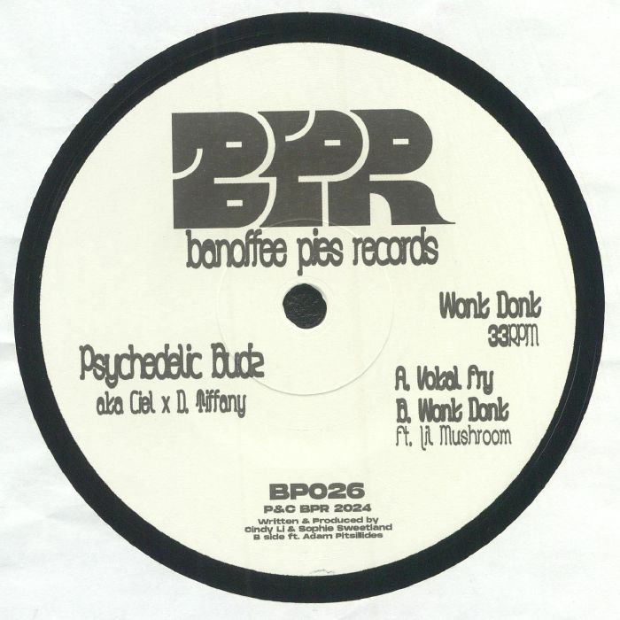 PSYCHEDELIC BUDZ - Wonk Donk vinyl sleeve