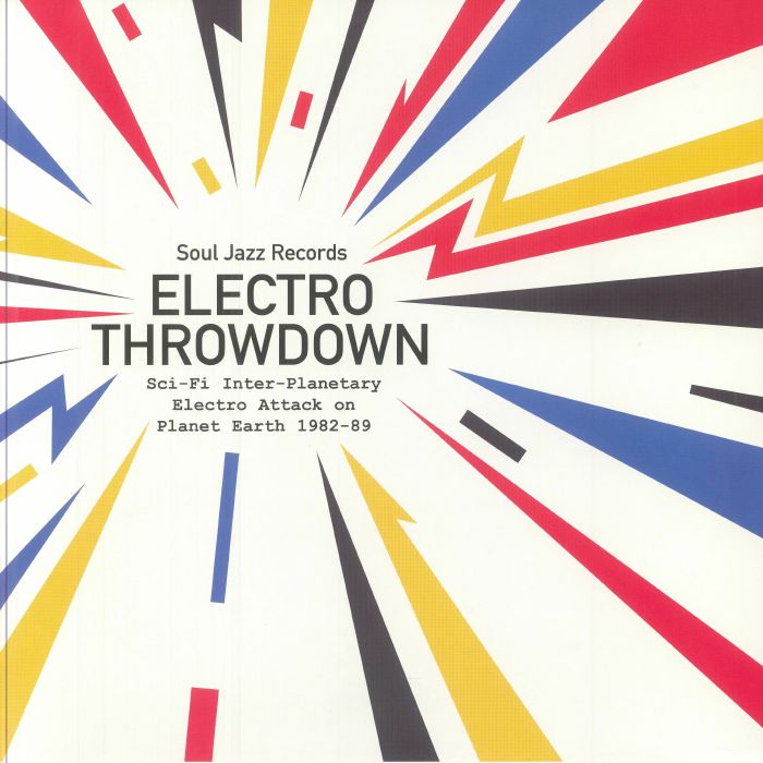VARIOUS - Electro Throwdown: Sci Fi Inter Planetary Electro Attack On Planet Earth 1982-89 vinyl sleeve