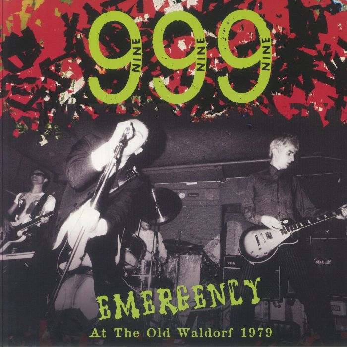 999 - Emergency At The Old Waldorf 1979 vinyl sleeve